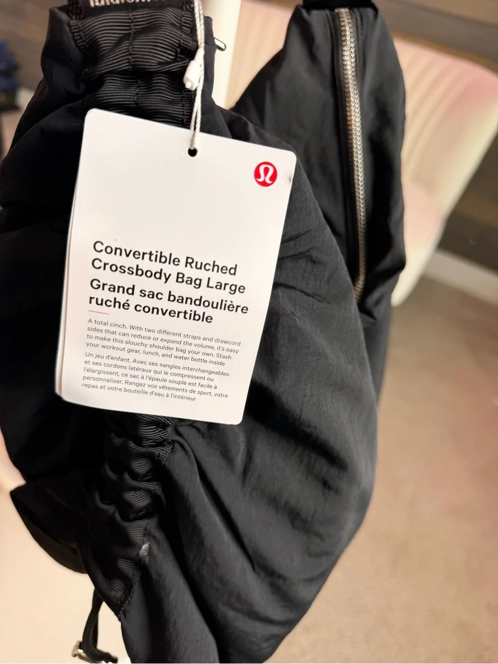 Lululemon Convertible Ruched Crossbody Bag Large 16L - Picture 10 of 13